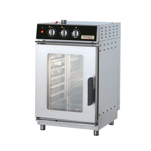 Convection-steam oven with manual control panel