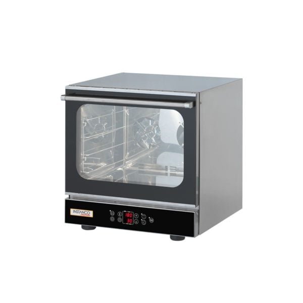 Convection oven with steam function and digital control panel