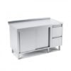 Stół nierdzewny z szafką i szufladami 1400x700x850